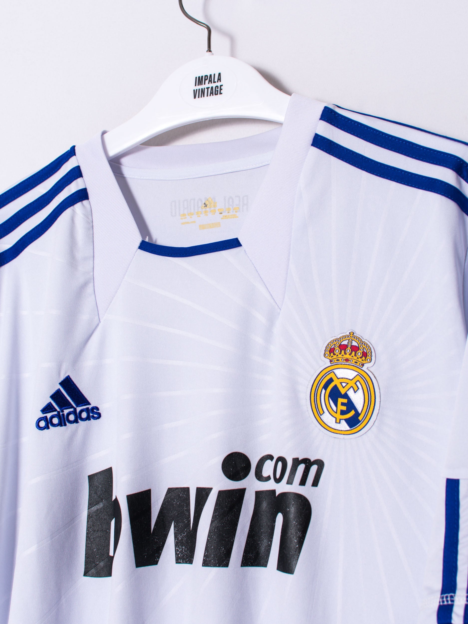 Real Madrid Adidas Official Football 10/11 Home Jersey – Impala
