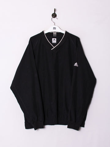 Adidas V-Neck Nylon Sweatshirt
