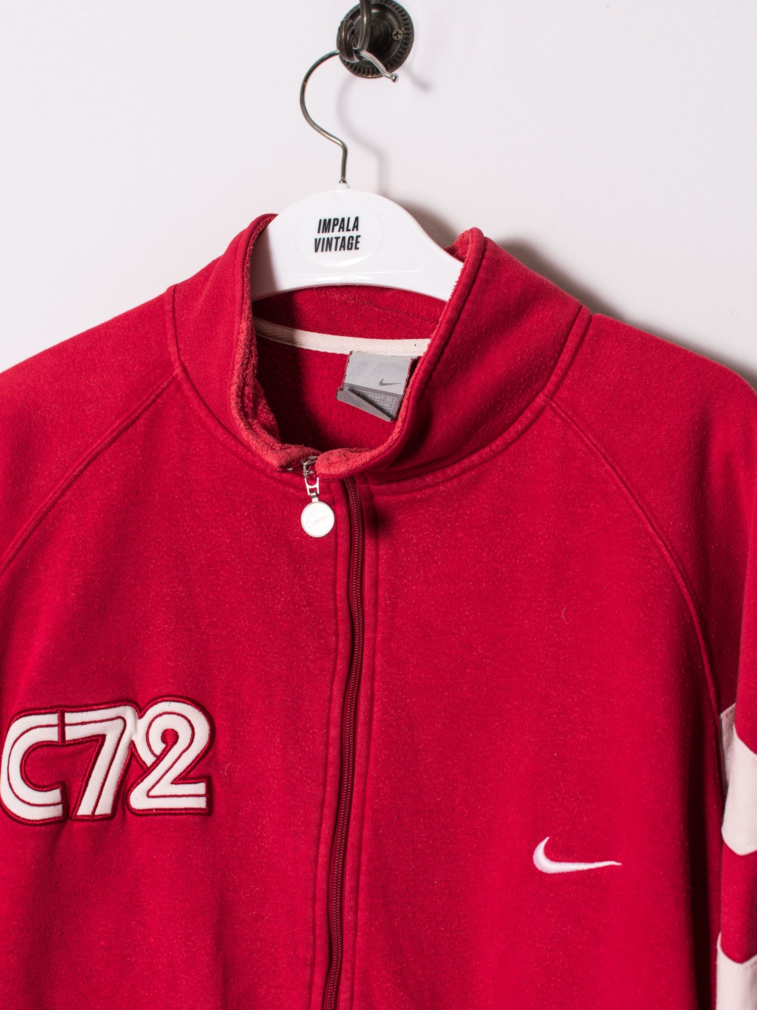 Nike Cor72z Red Zipper Sweatshirt | – Impala Vintage