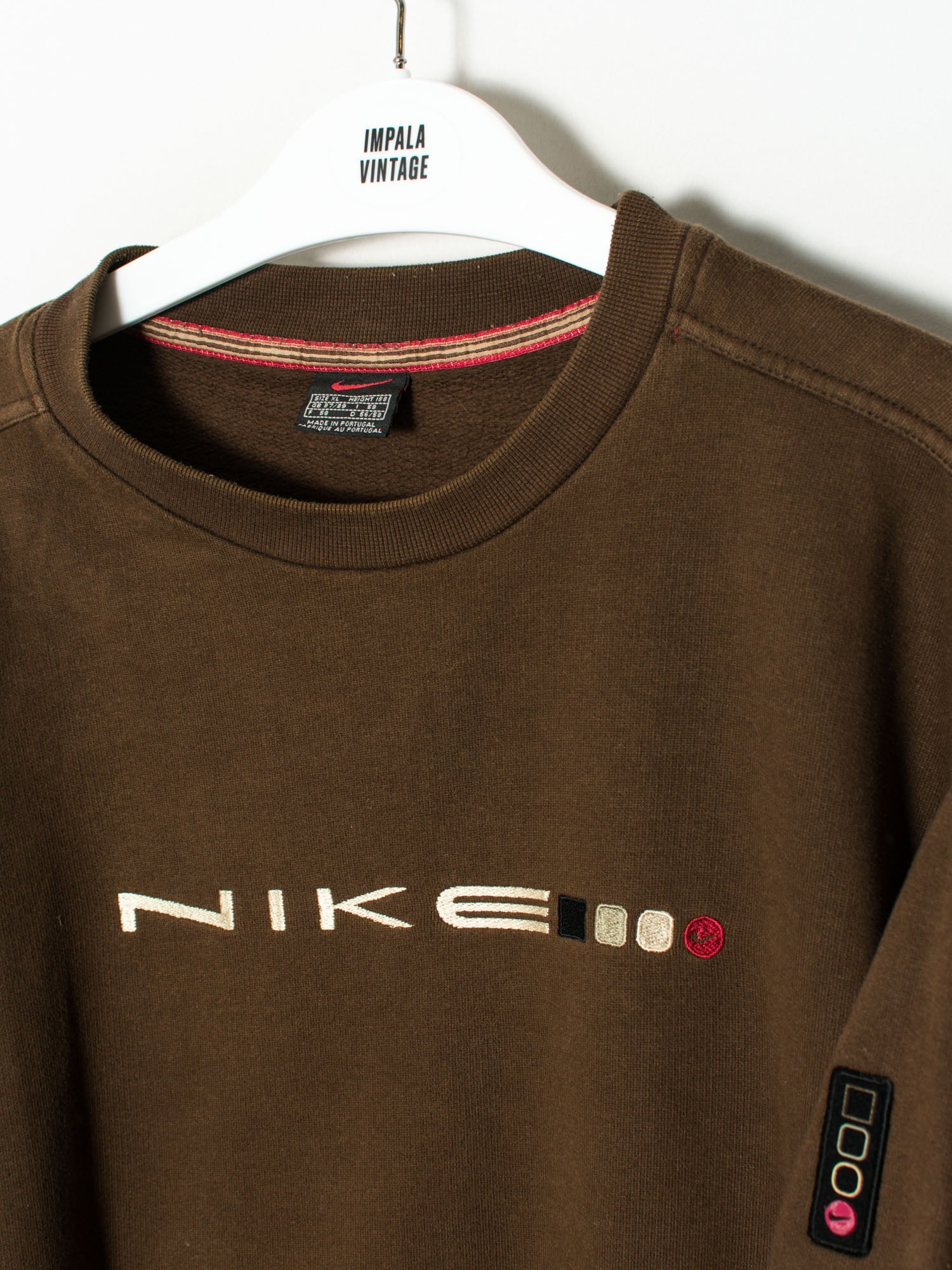vintage brown nike sweatshirt