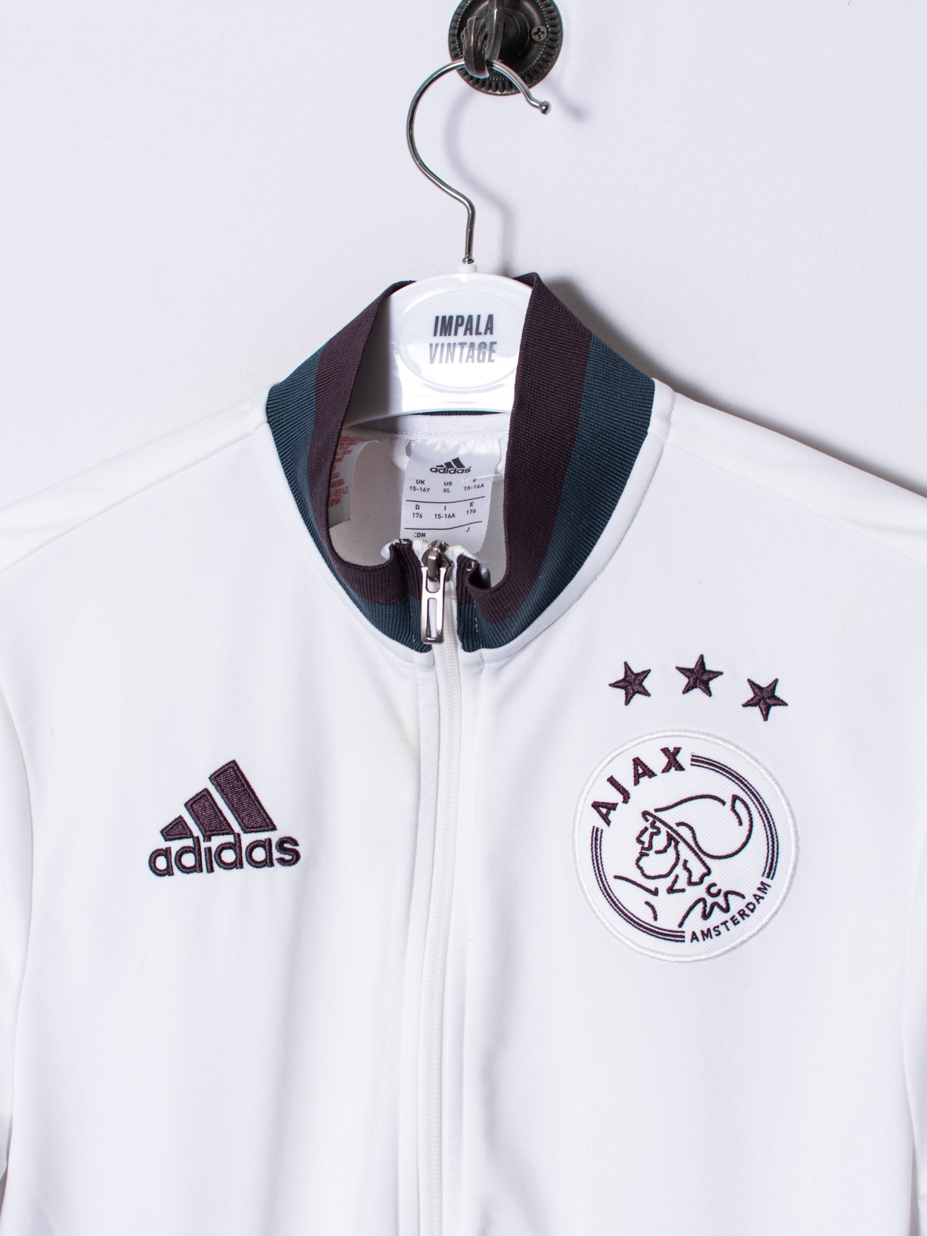 Ajax Amsterdam Adidas Official Football Track Jacket | – Impala