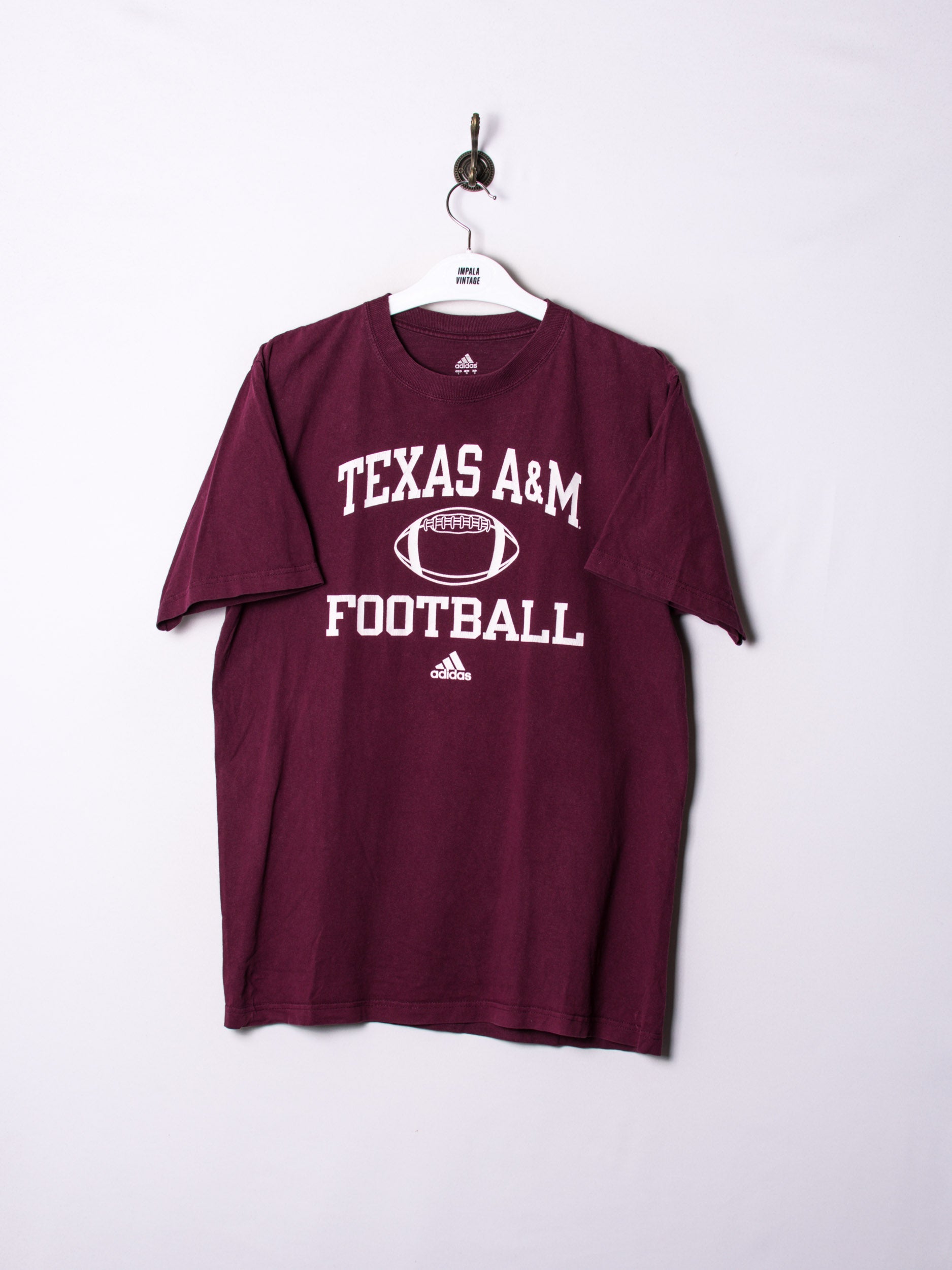 Adidas Texas A&M Football Tee Camisetas Retro Fútbol – Impala