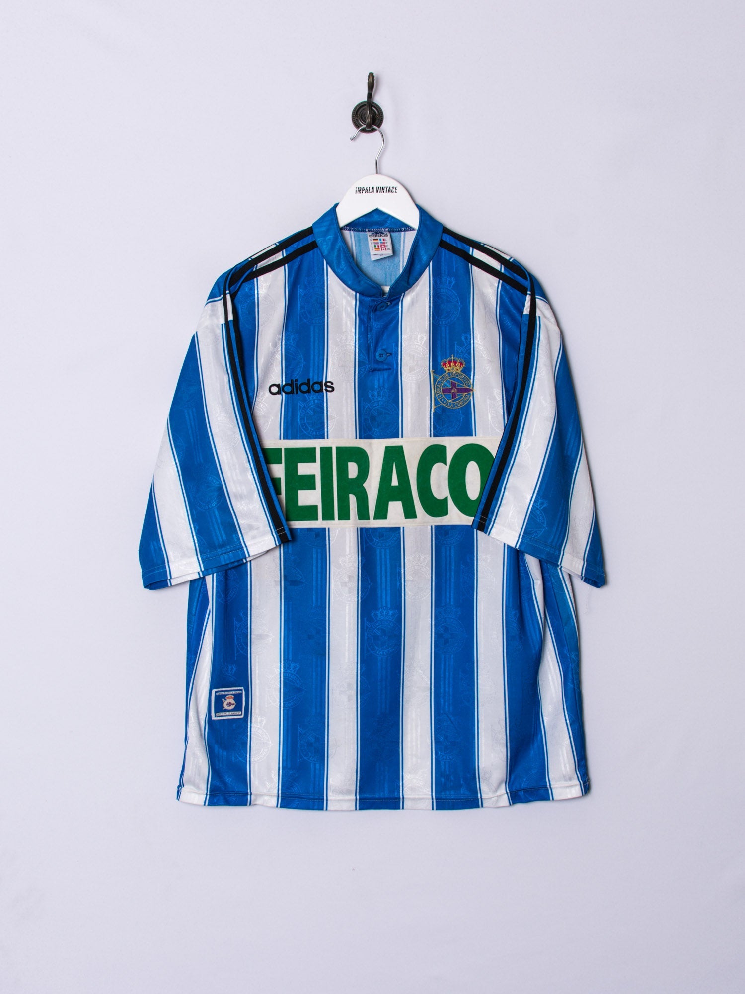 Real Deportivo de la Coruña Official Football 1997/1998 Jersey | –