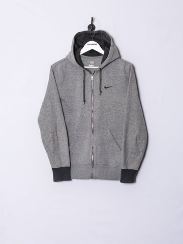 Nike Gray Zipper Hoodie