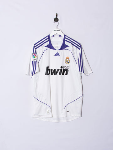 Real Madrid CF Adidas Official Football 2007/2008 Home Jersey