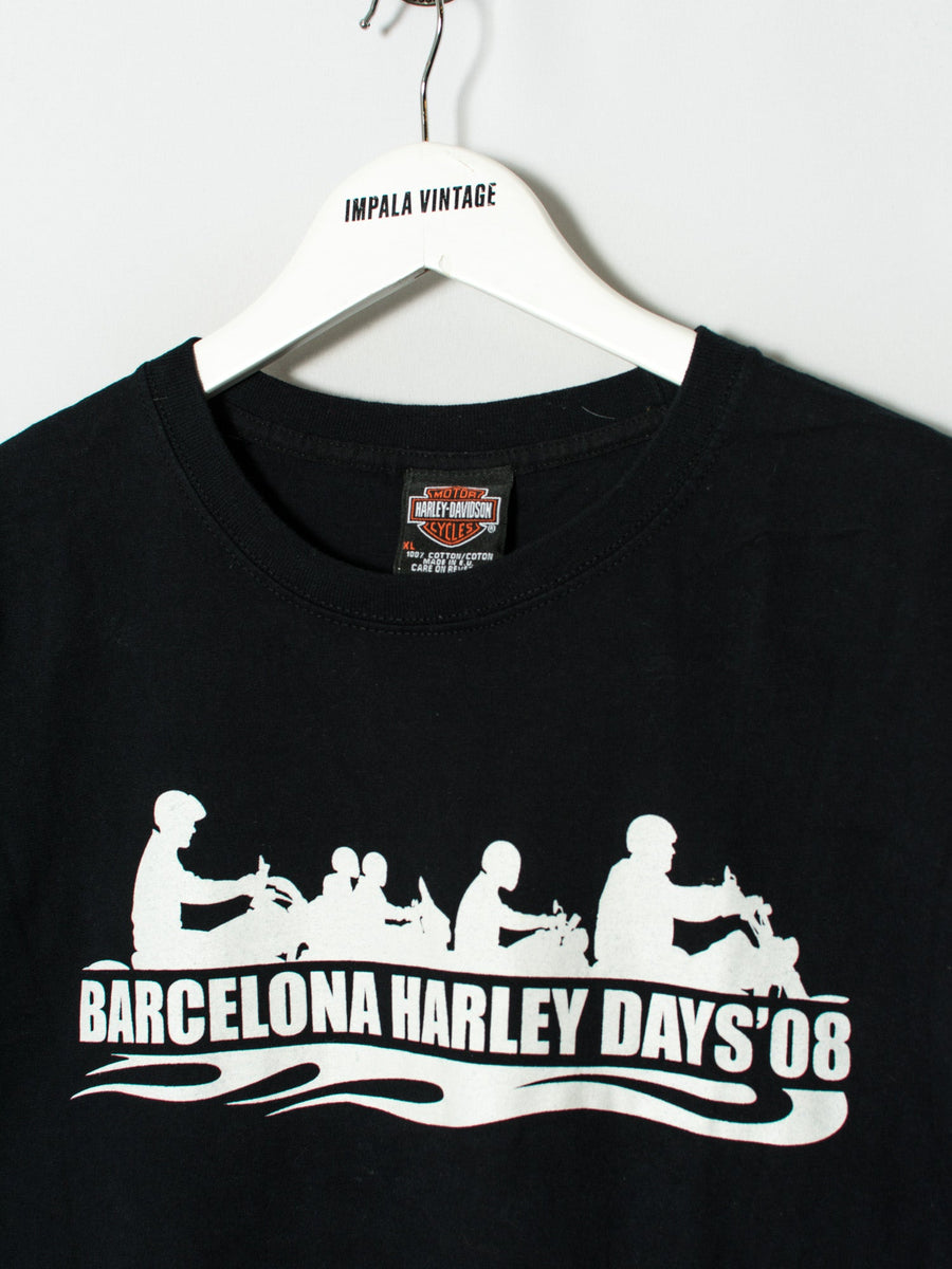 Harley Davidson Barcelona Harley Days '08 Cotton Tee