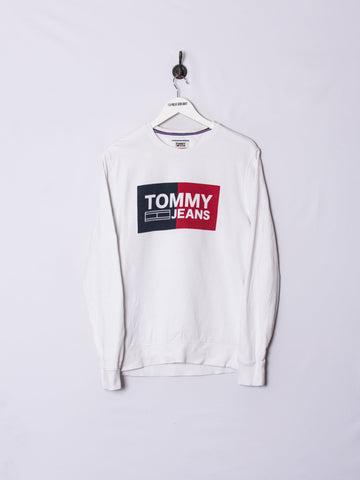 Tommy Jeans White Sweatshirt