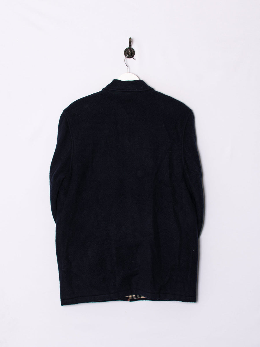 Burberry Navy Blue Wool Jacket