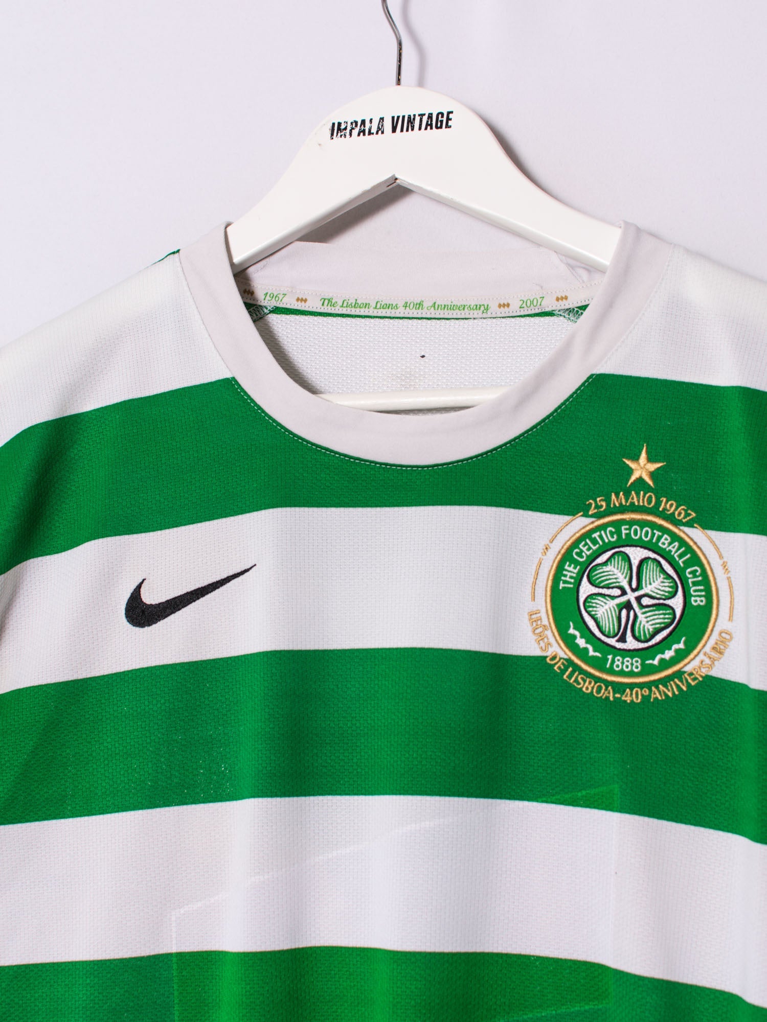 The Lisbon Lions 40th Anniversary Celtic Shirt 2007-2008