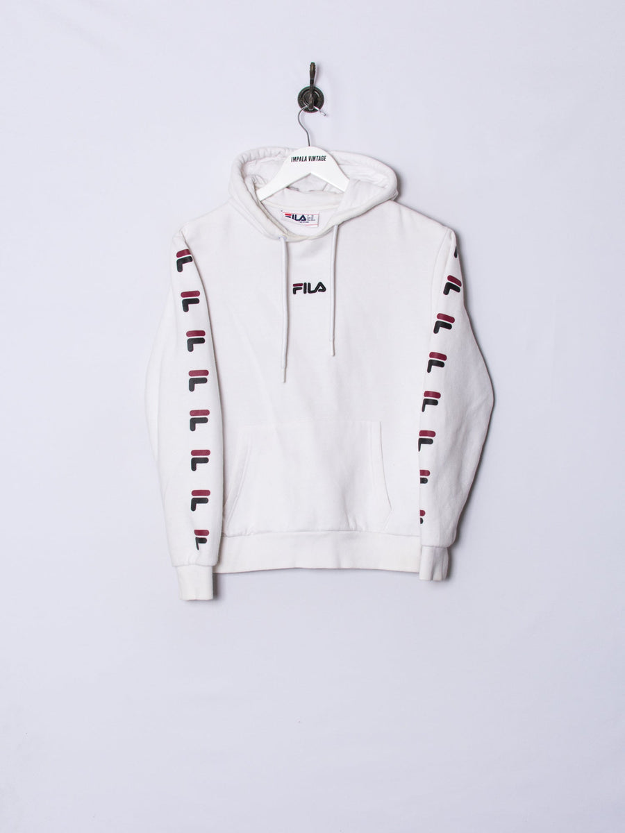 Fila White Hoodie