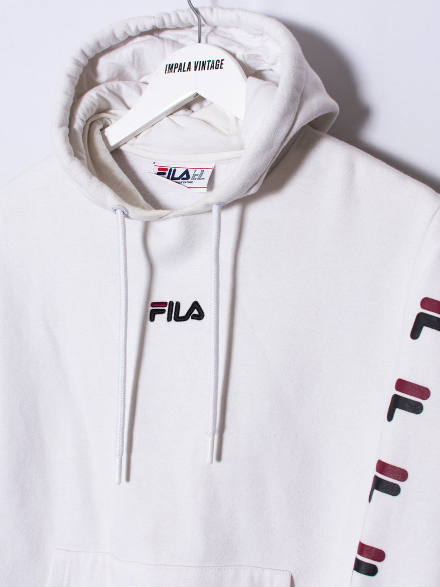 Fila White Hoodie