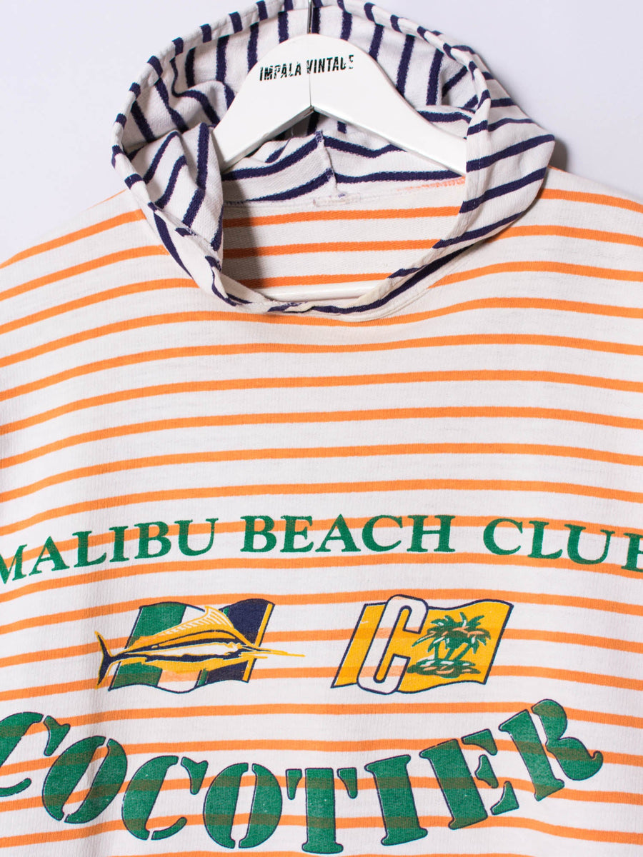 Malibu Club 3/4 Sleeves Retro Sweatshirt