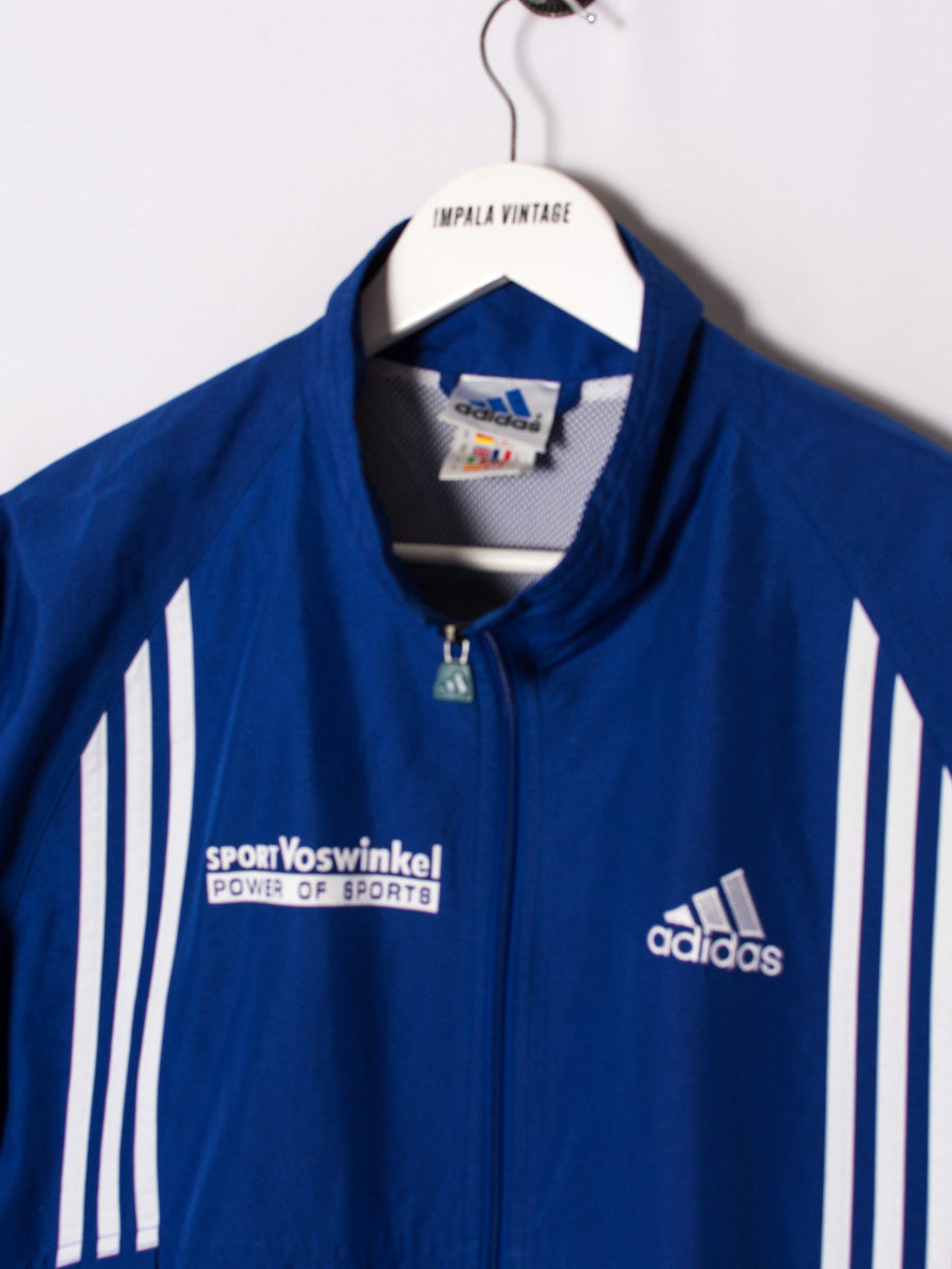 Adidas Blue V Track Jacket