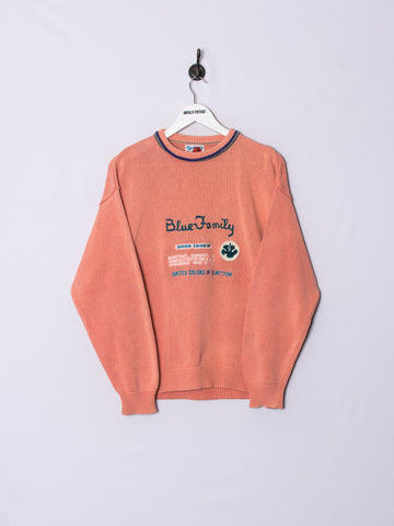United Colors of Benetton Blue Family Sweater