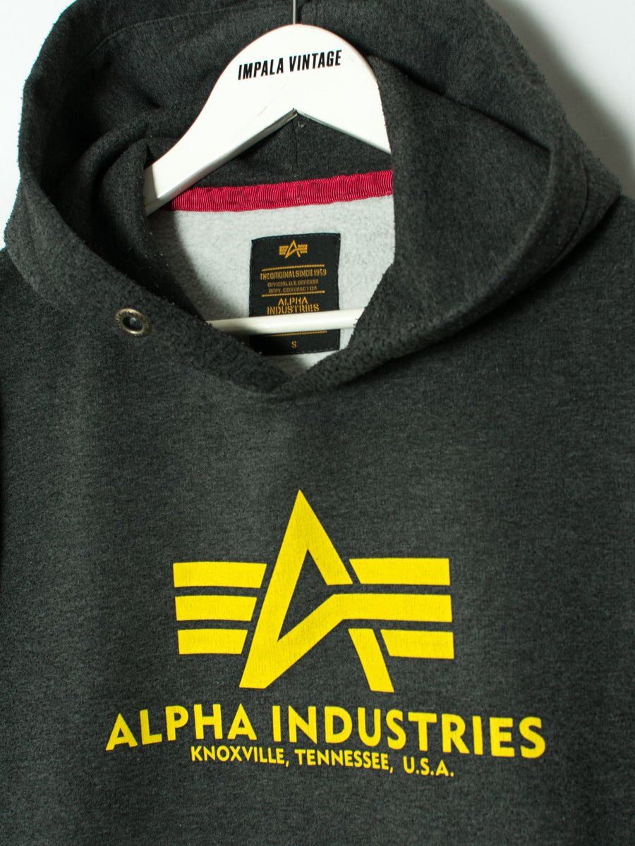 Alpha Industries Gray Hoodie