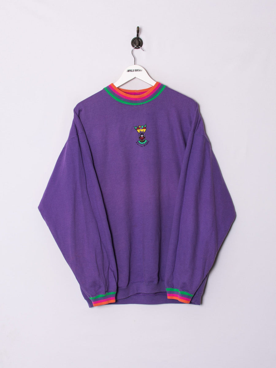 Poivre Blanc Purple Retro Sweatshirt