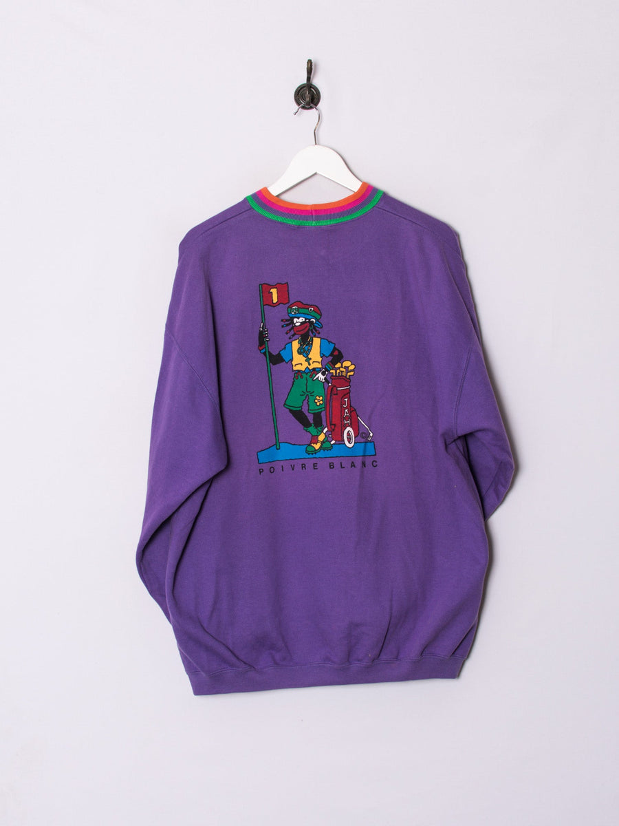 Poivre Blanc Purple Retro Sweatshirt