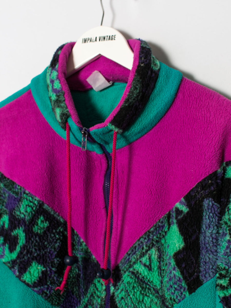 Pink & Green Fleece