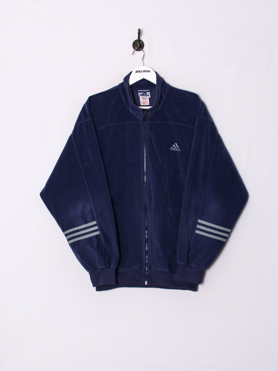 Adidas Navy Blue Velvet Track Jacket