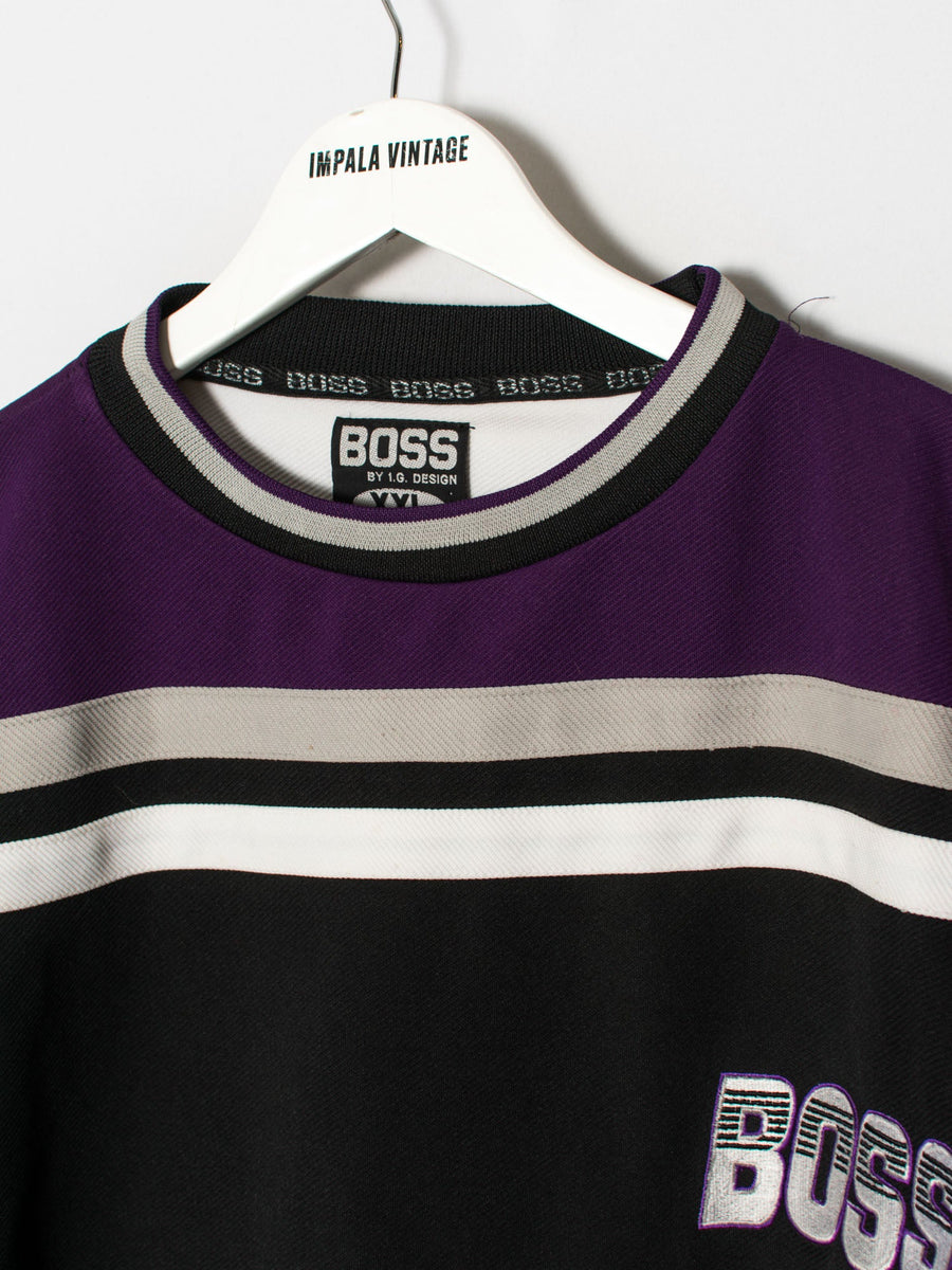 Boss Purple & Black Sweatshirt