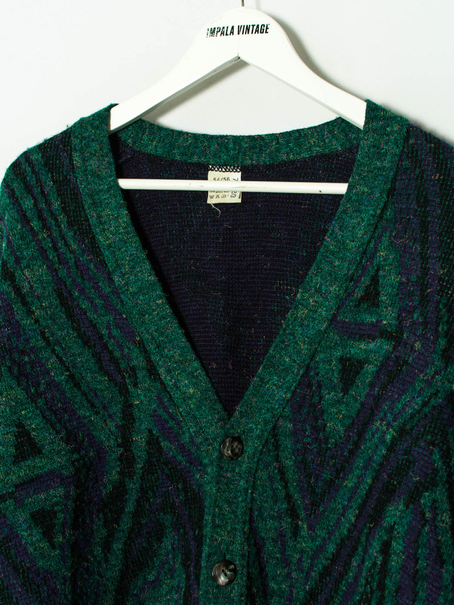 Green & Purple Cardigan