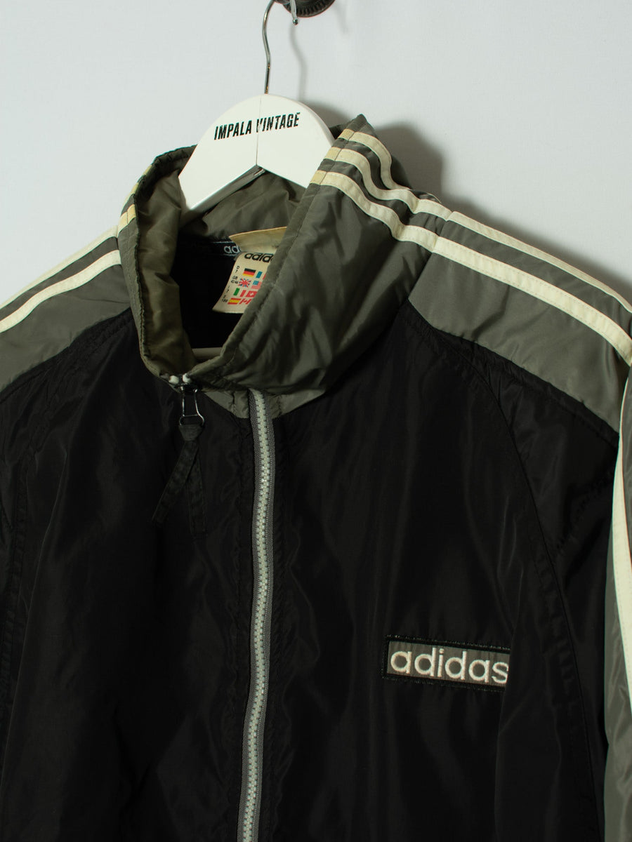 Adidas Grey & Black Padded Jacket