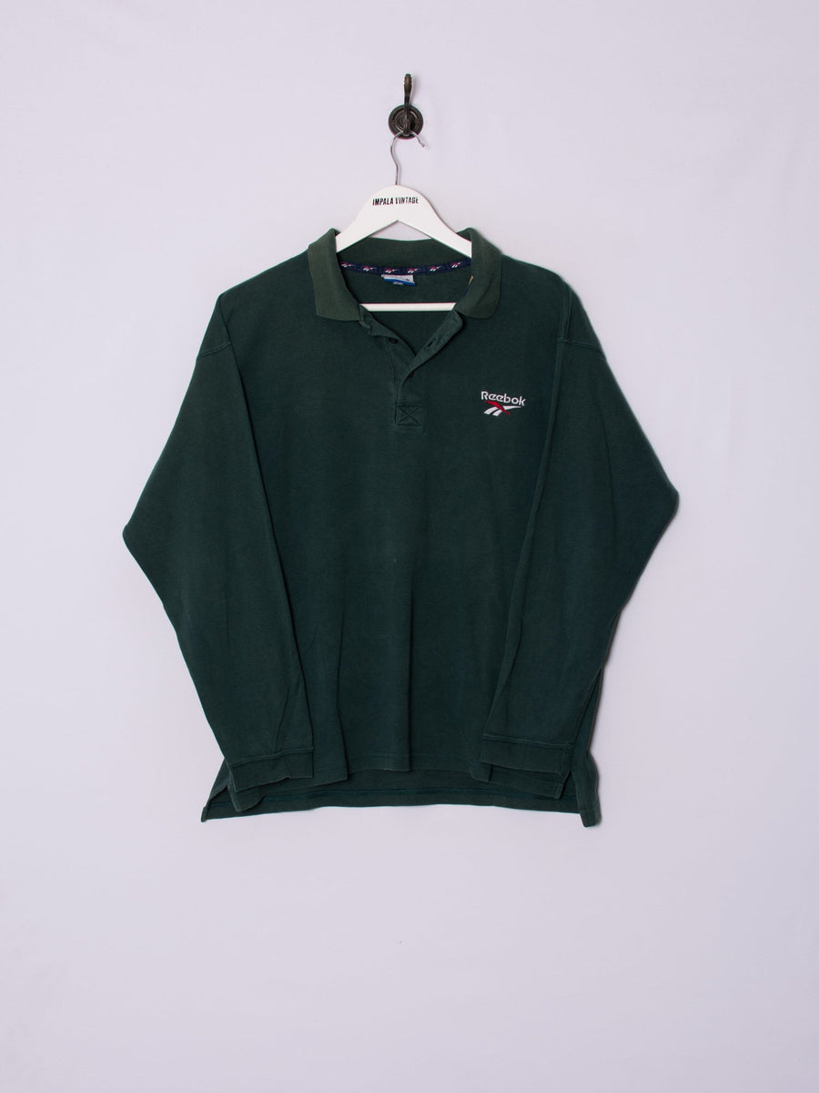 Reebok Green Retro Long Sleeves Tee