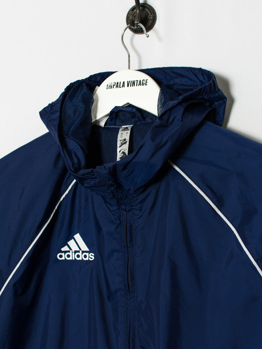 Adidas Navy Blue Raincoat