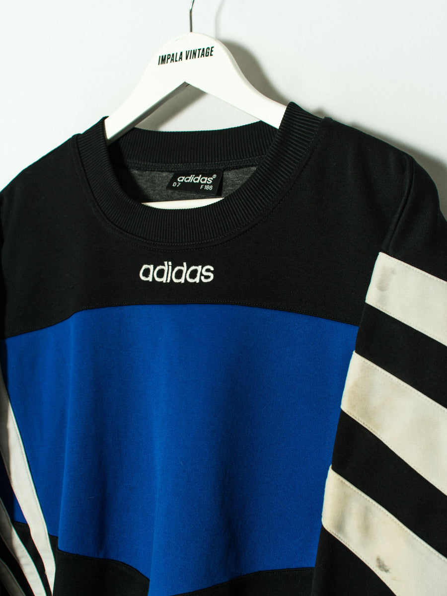 Adidas Blue & Black Sweatshirt