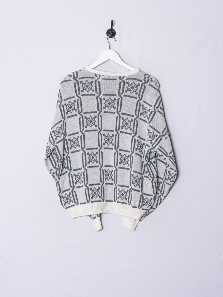 Canda White & Black Sweater