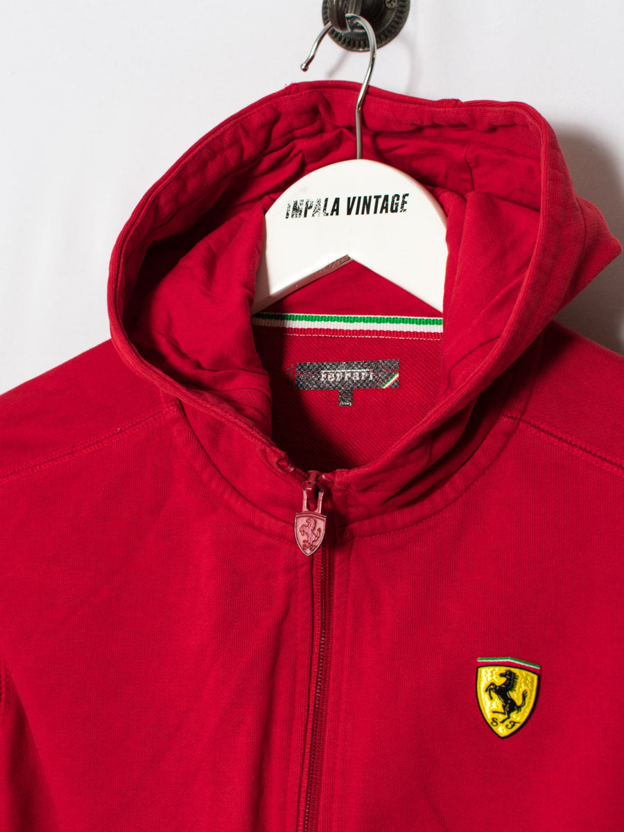 Ferrari Red Hooded Jacket