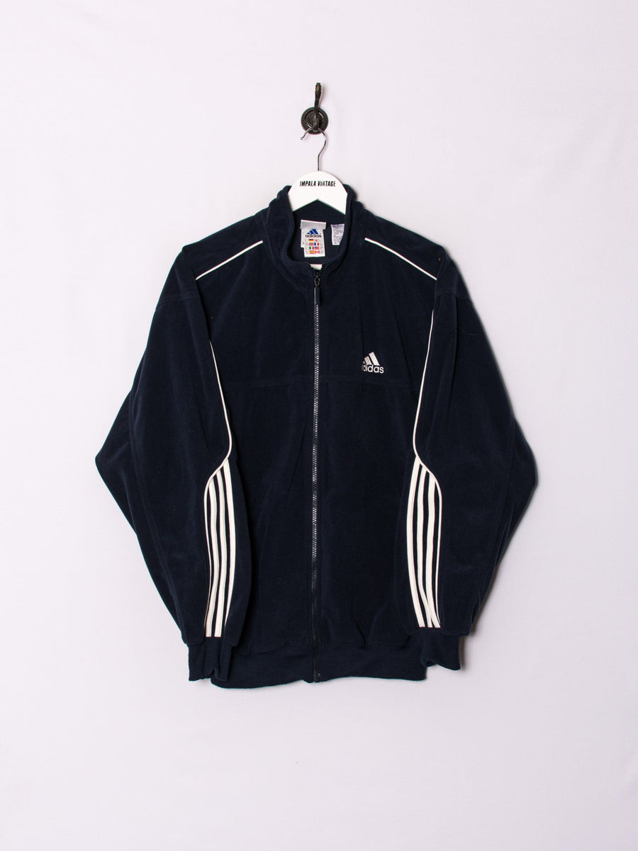 Adidas Navy Blue Velvet Jacket