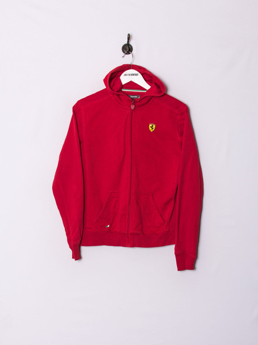 Ferrari Red Hooded Jacket