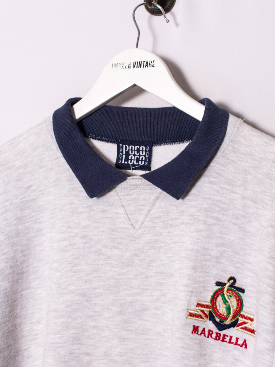 Poco Loco Marbella Retro Sweatshirt