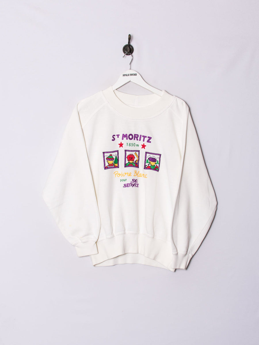 Poivre Blanc St Moritz Retro Sweatshirt