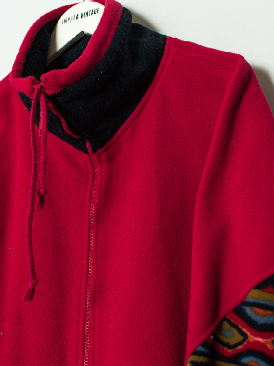 Red II Zipper Fleece