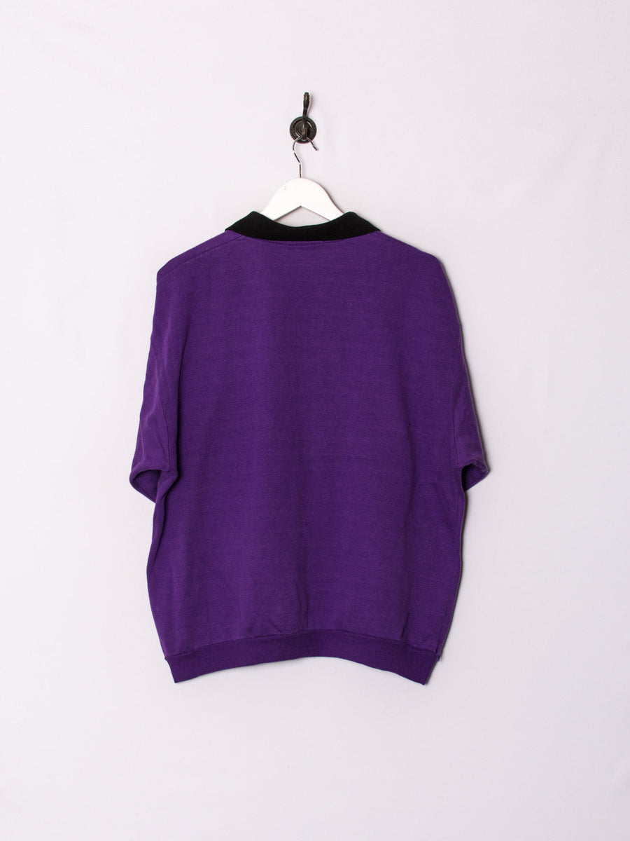 Bandouliere Purple Retro Sweatshirt