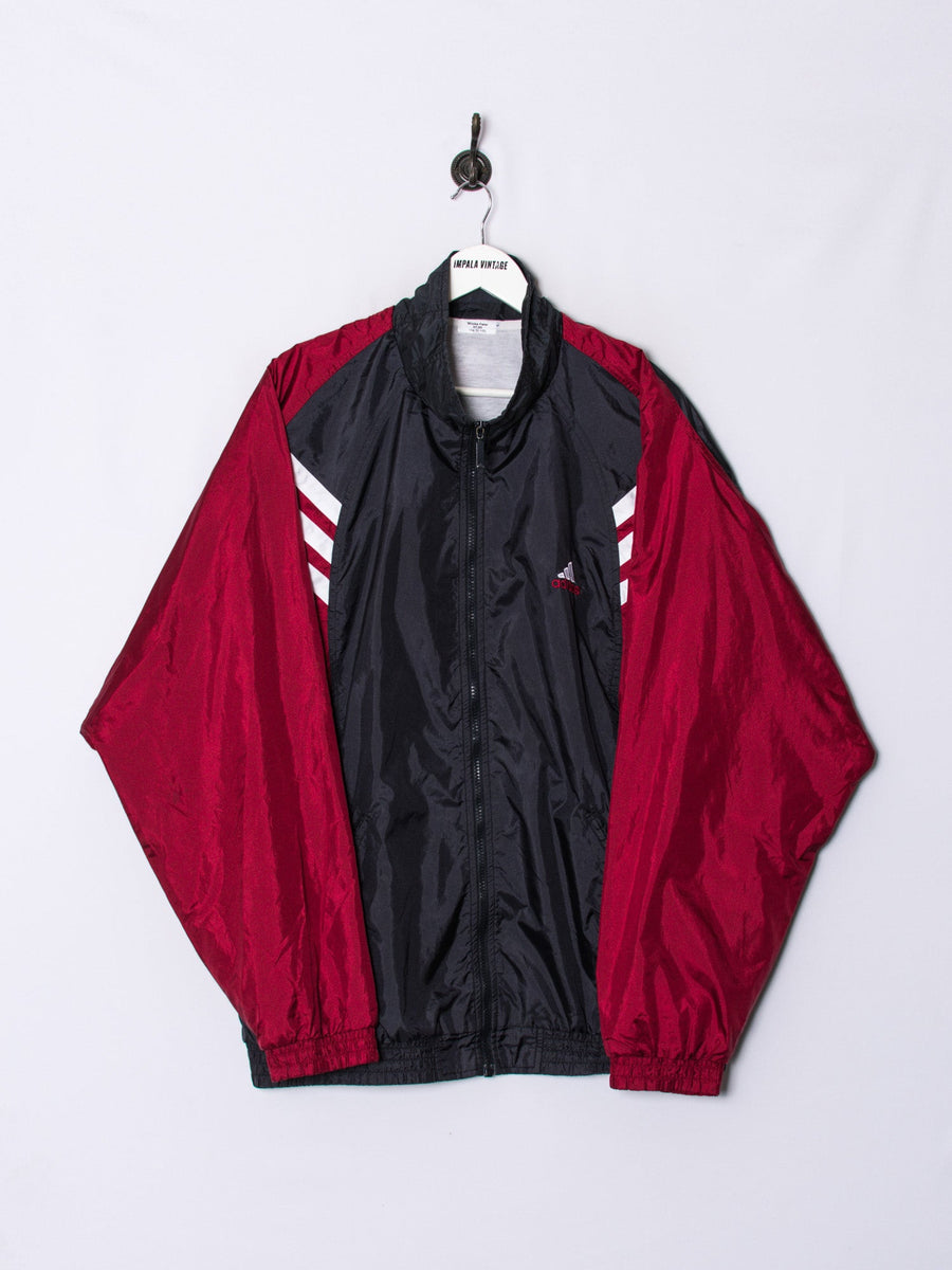 Adidas Black & Red Shell Jacket