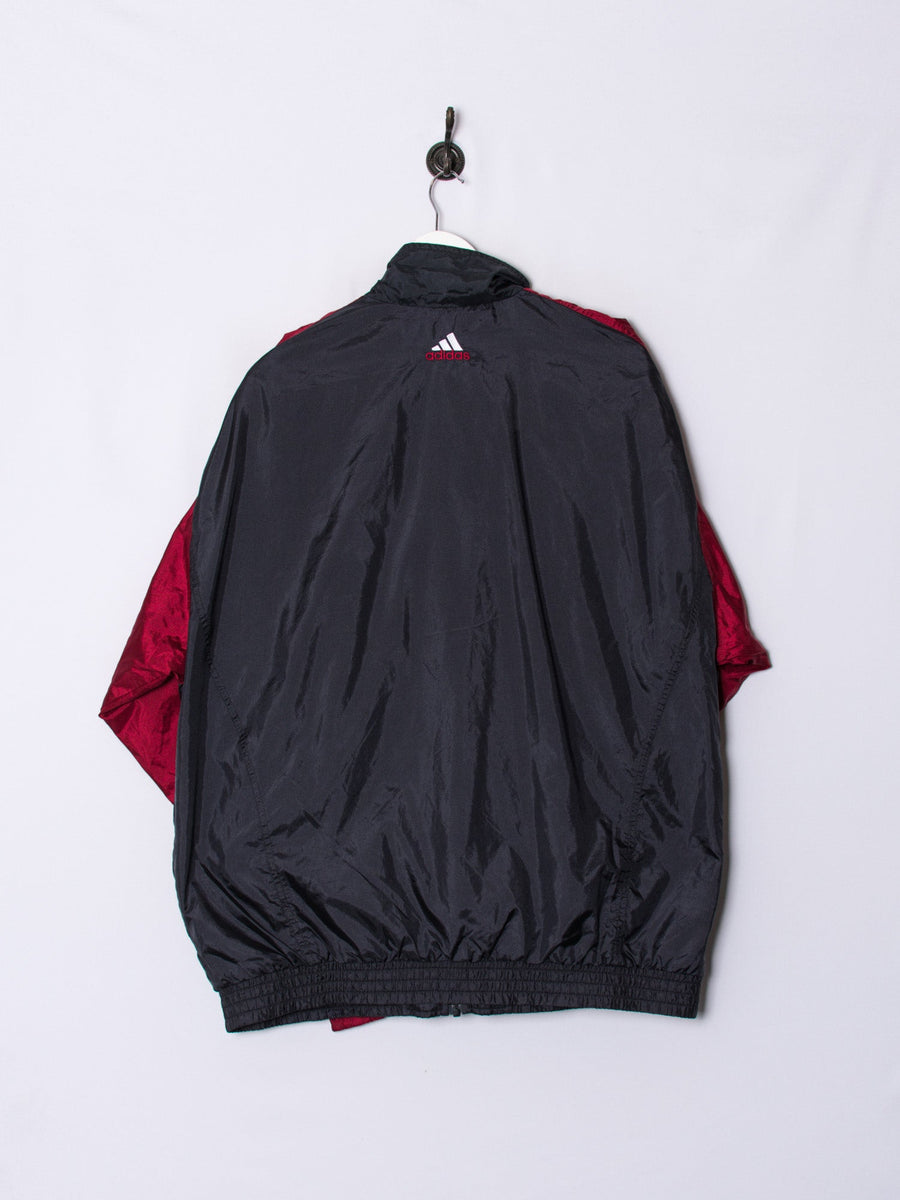 Adidas Black & Red Shell Jacket