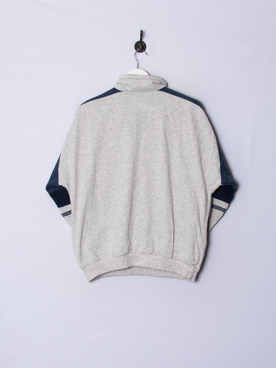 Stratos Gray Zipper Zip Sweatshirt