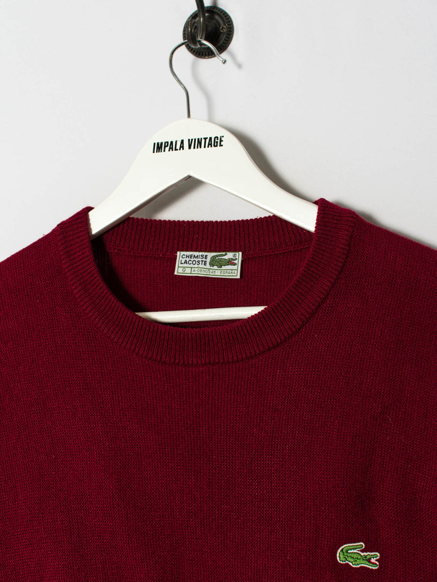 Lacoste Red Sweater