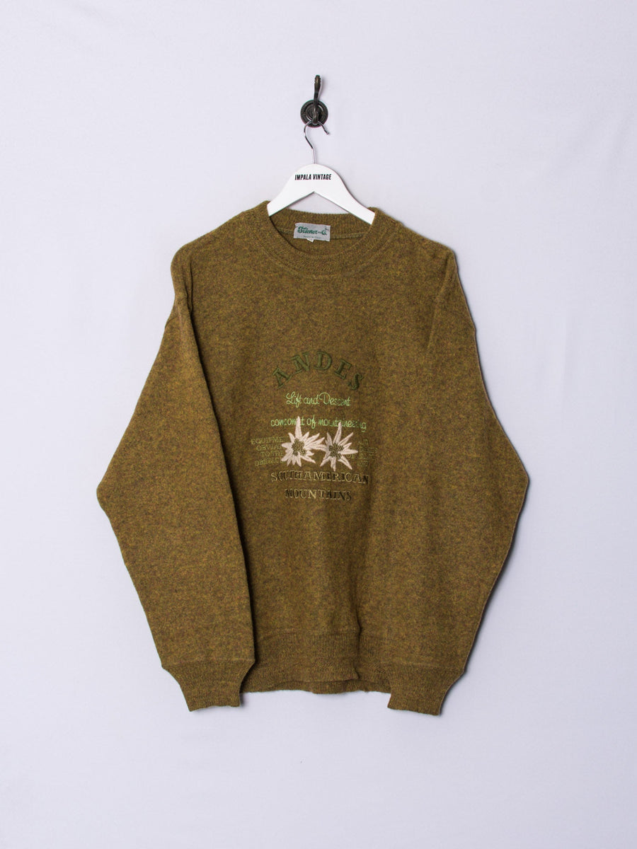 Andes Olive Sweater