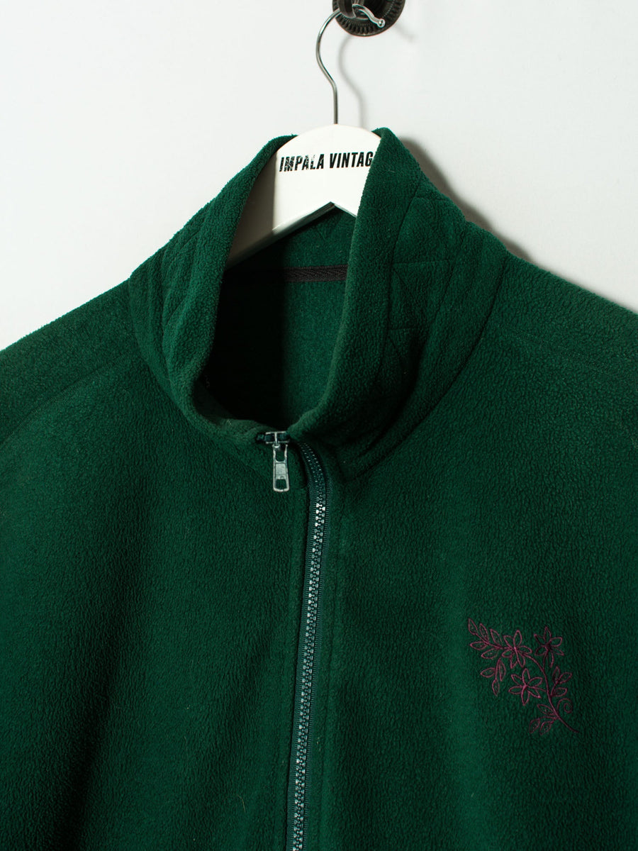 Green Flower Fleece