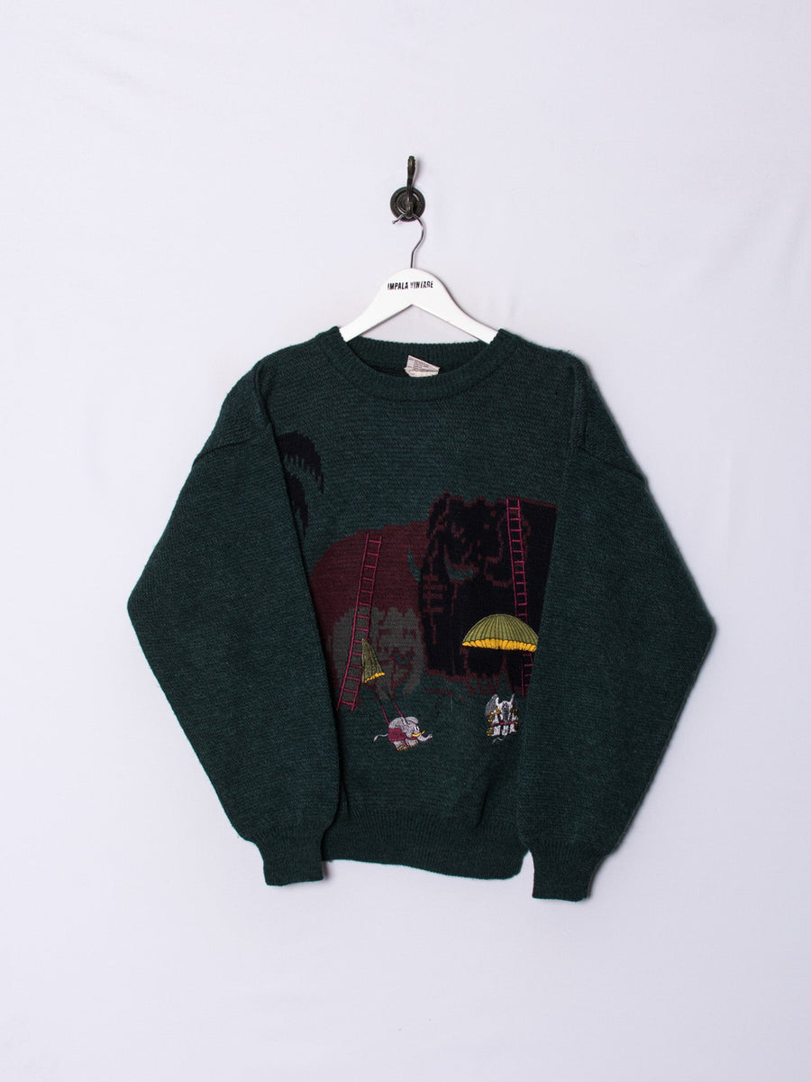 Angelo Litrico Green Sweater