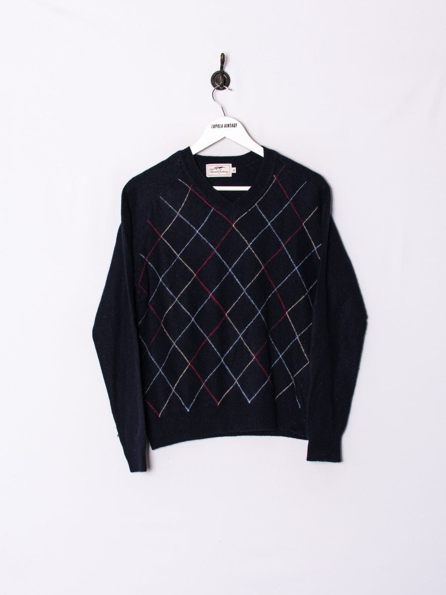 Thomas Burberry V-Neck Sweater