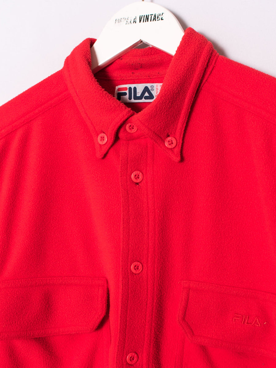 Fila Red Fleeced Overshirt