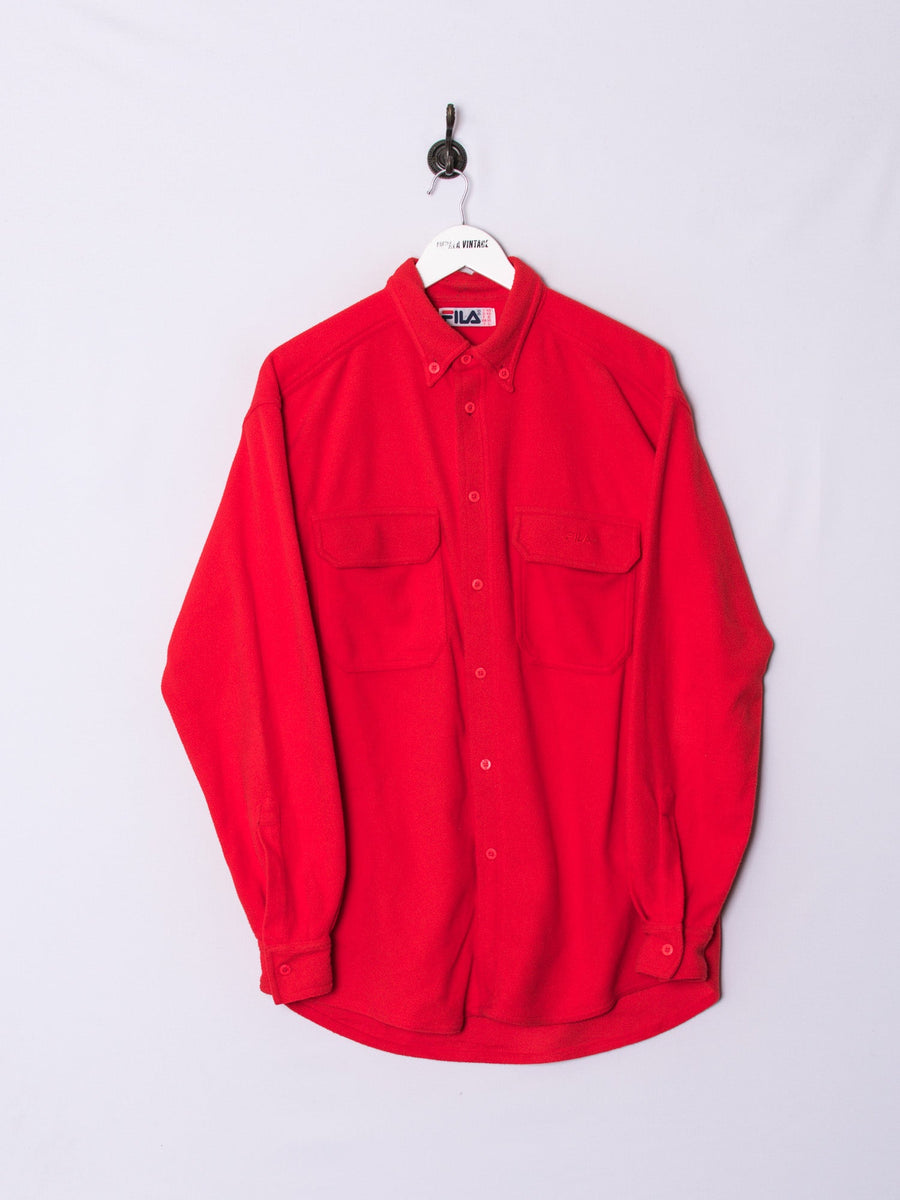 Fila Red Fleeced Overshirt