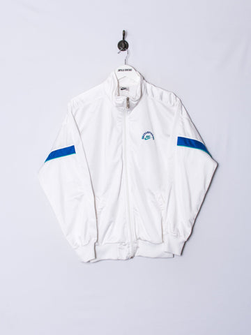 Nike White & Blue Track Jacket