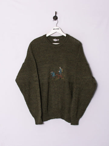 Steffner II Green Sweater