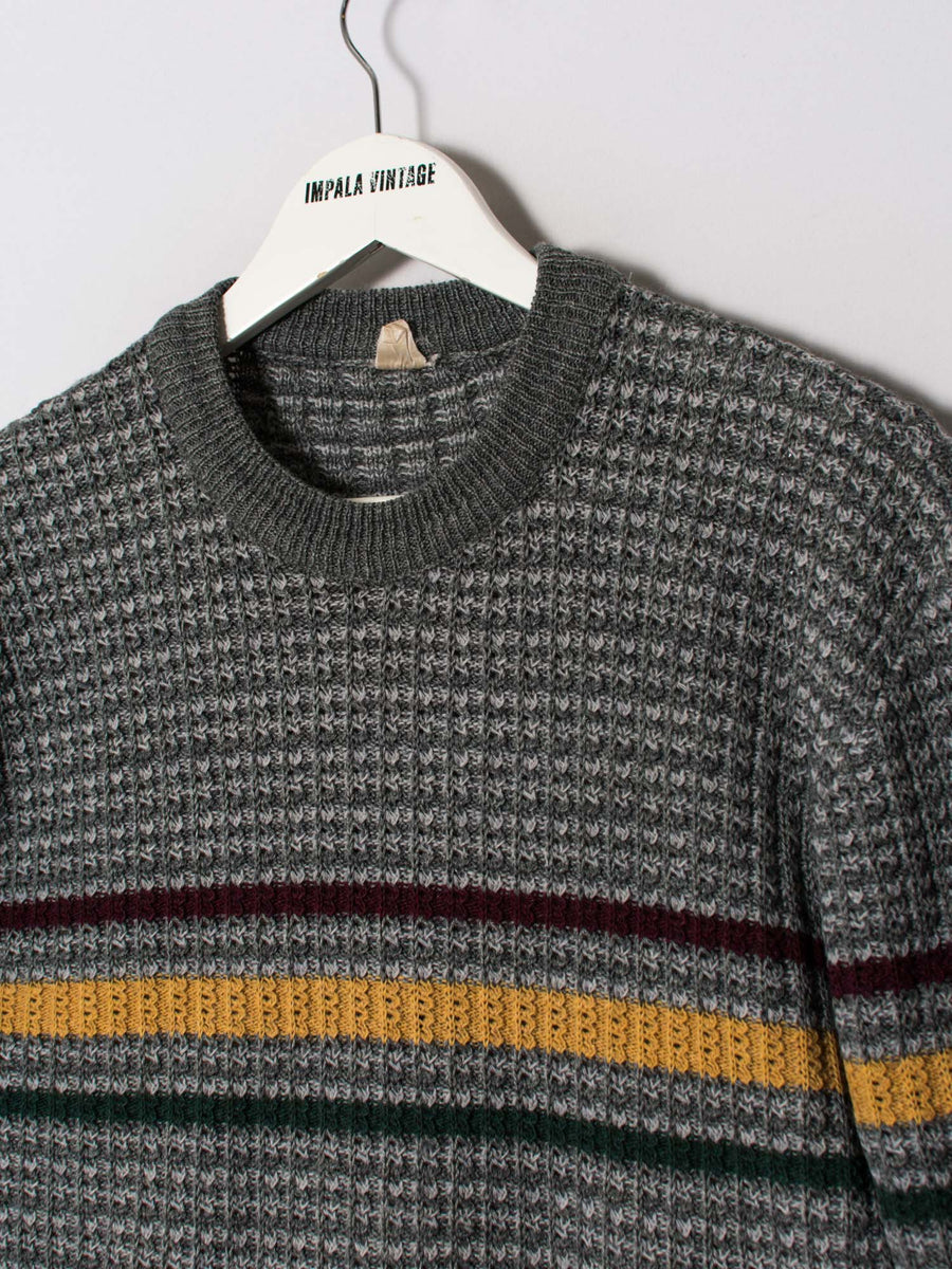 Gray II Velvet Sweater